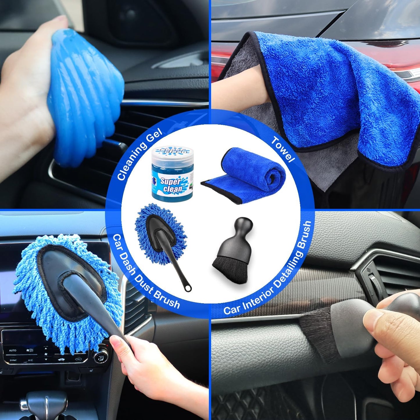 17Pcs Car Detailing Kit