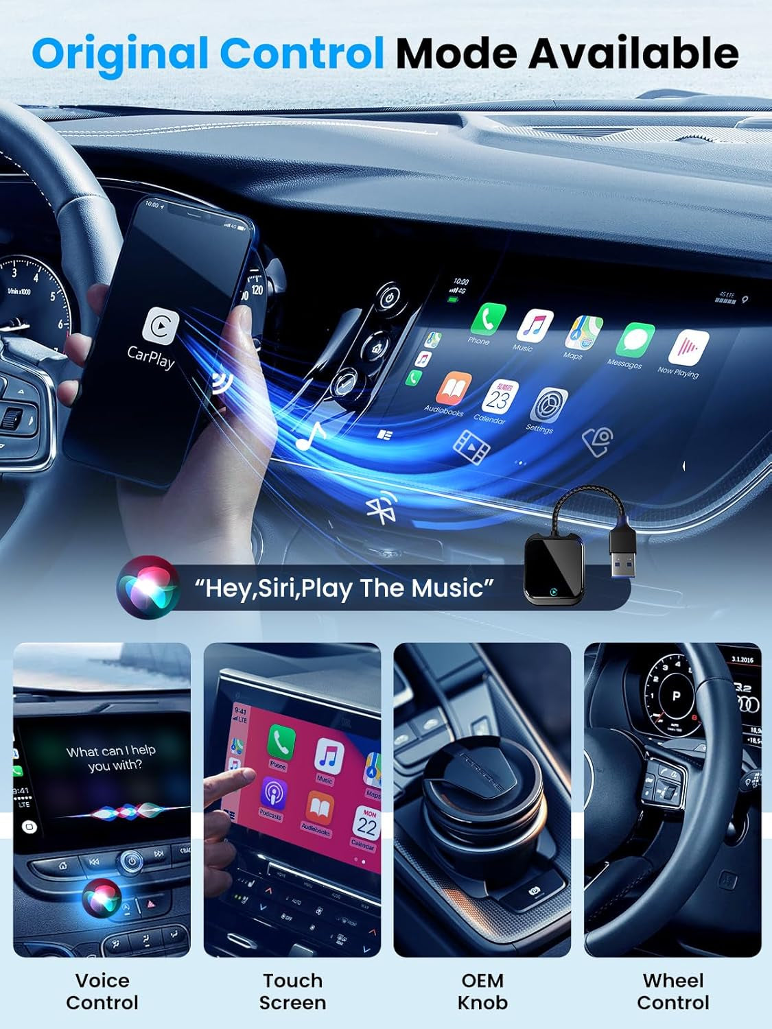 AutoLink Wireless Apple/Andoid Auto Adapter