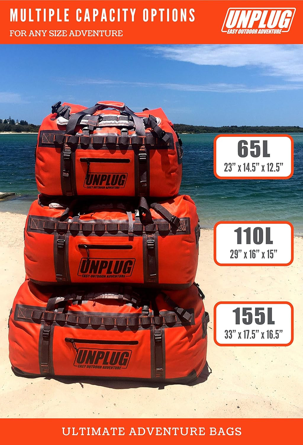 UNPLUG Ultimate Adventure Heavy Duty Waterproof Bag