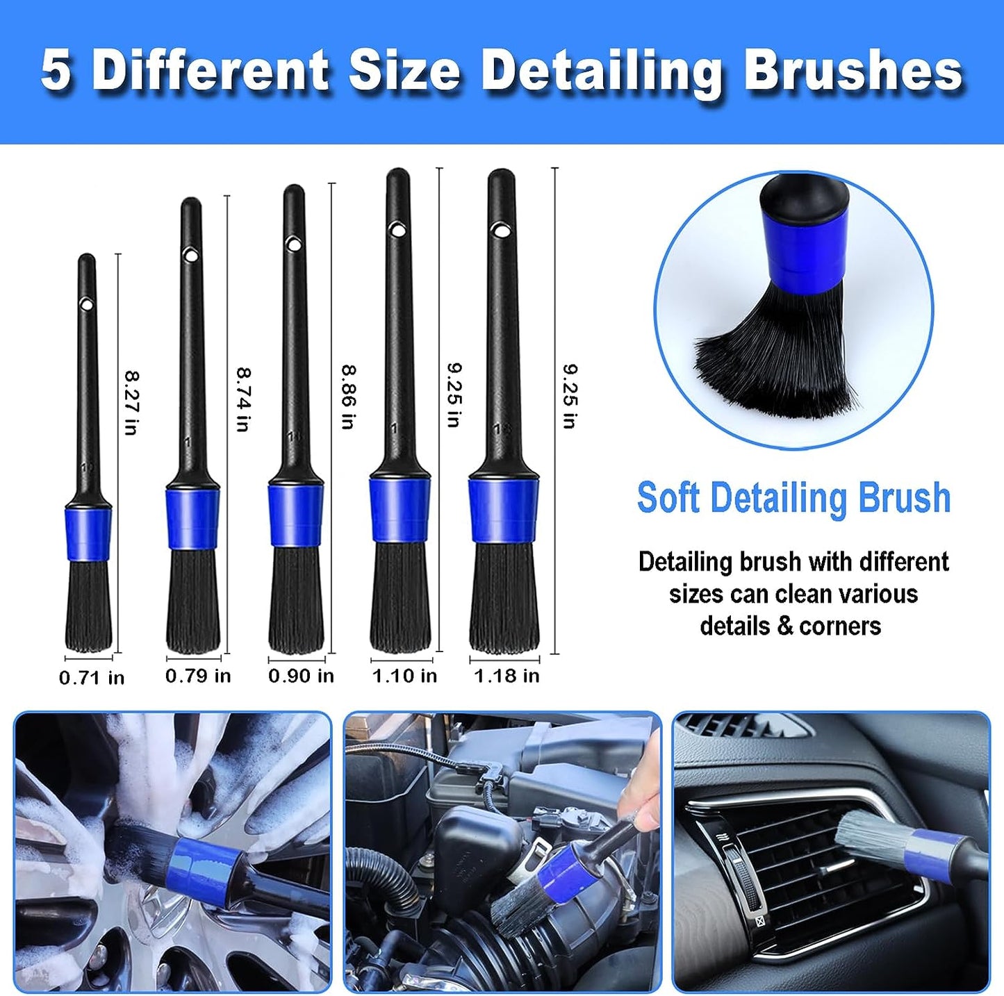 17Pcs Car Detailing Kit