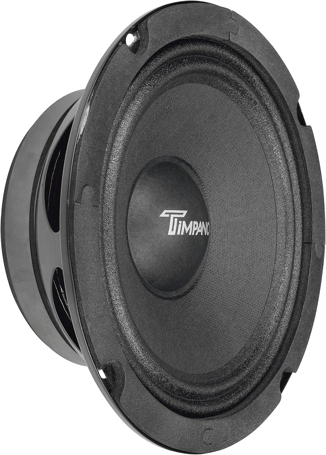 6.5 Inch Shallow Midrange Speaker 500 Watts Max Power TPT-MR6-4 PRO, 6.5 Midrange Speakers 4 Ohm Shallow Mount Car Audio Speaker, Pro Audio Loudspeaker Compact for Doors (Single)