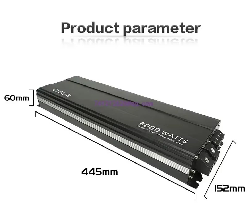  8000 Watt High Output Subwoofer AMP