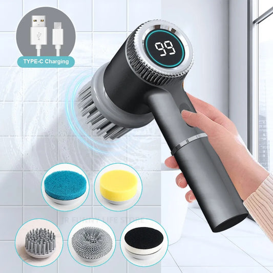 Smart Display Electric Cleaning Brush