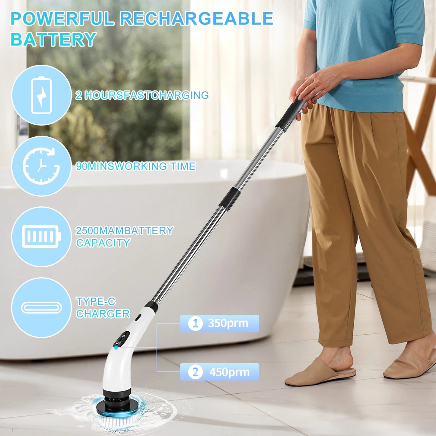 AutoLink Electric Spin Scrubber 