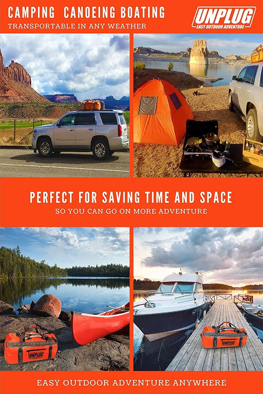 UNPLUG Ultimate Adventure Heavy Duty Waterproof Bag